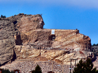 Crazy Horse Monument from the road 2005