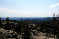 From lower section of Little Devil's Tower