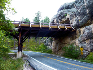 Pigtail bridge at North Tunnel on Iron Mountain Road.