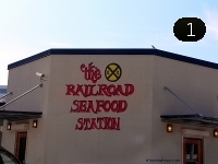 Outside of Railroad Seafood Station