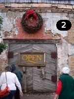 Christmas Door at Greune Gristmill