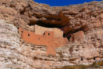 Ancient Native American dwelling called Montezuma's Castle.