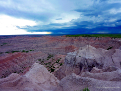 Badlands Storm over the Pinnacles