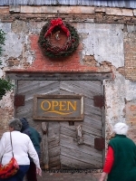 Christmas Door at Greune Gristmill